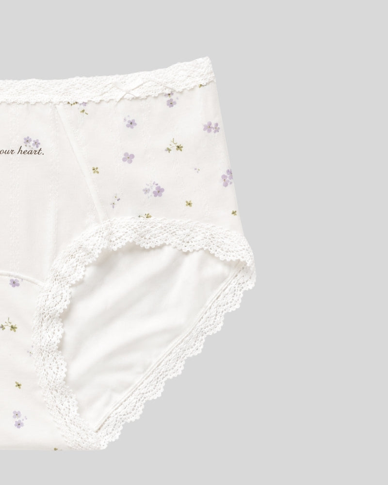 Lavender Bloom Cotton Panty