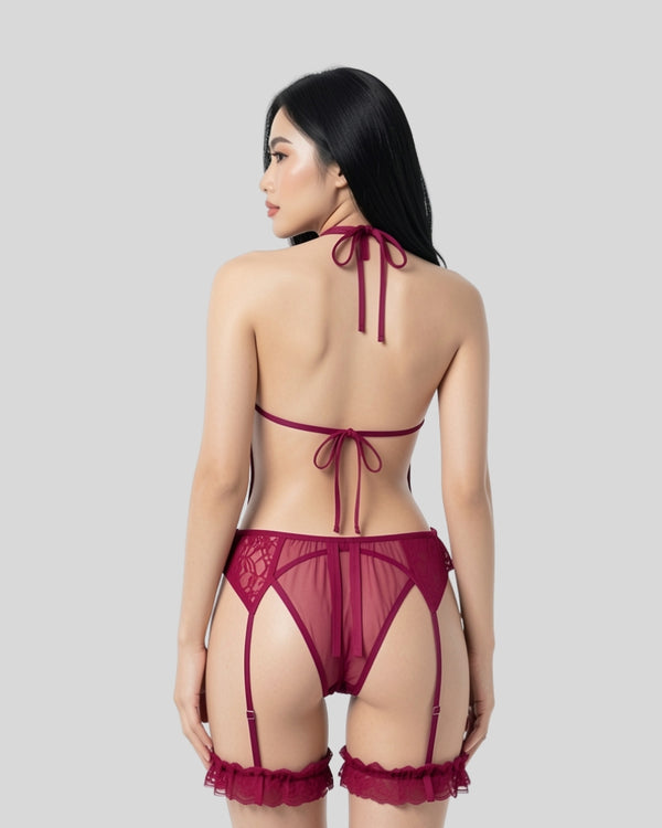 Berry Lace Elegance Set