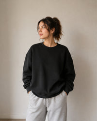 Midnight Black Classic Sweatshirt