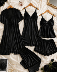 Midnight Black Elegance 5-Piece Set