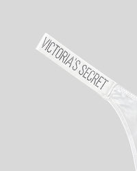 Victoria Secret White Satin Shine Thong