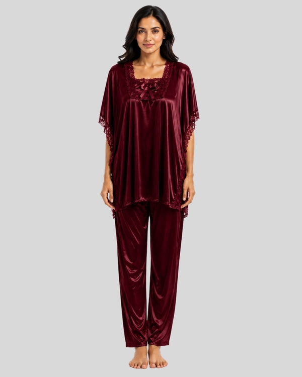 Bordeaux Kaftan Lounge Set