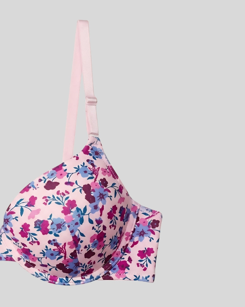 Pink Blossom Push-Up Bra