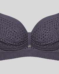 Smoke Grey AirMesh Comfort Bra