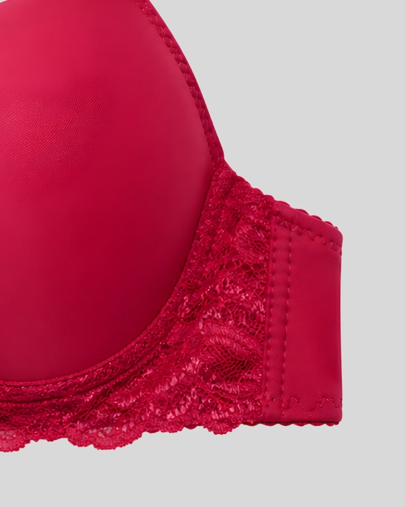 Just Do It Ruby Red Lace Bra