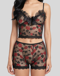 Noir Allure Mesh Set
