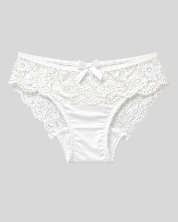 Snow Pearl Lace Bikini Panty