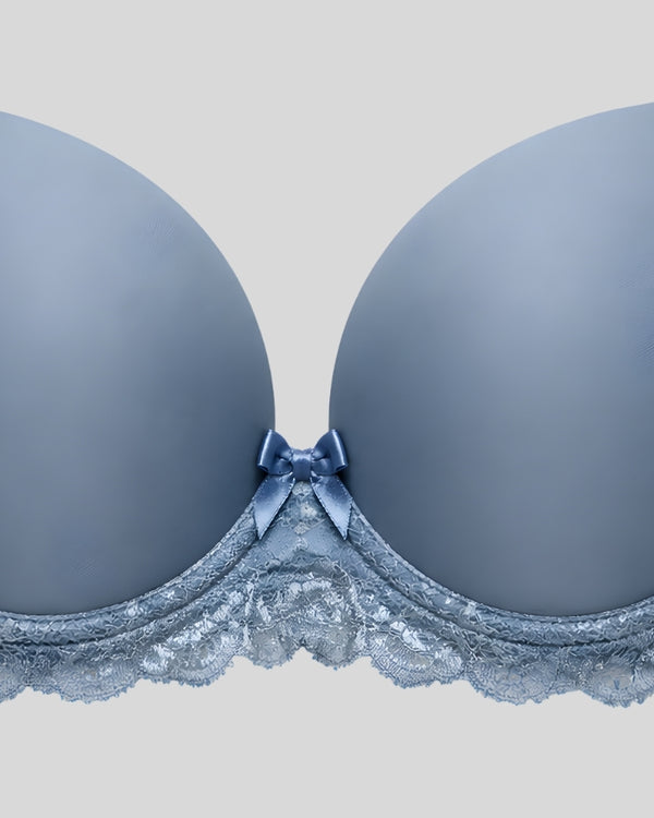 Just Do It Sky Blue Lace Bra