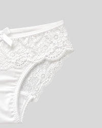 Snow Pearl Lace Bikini Panty