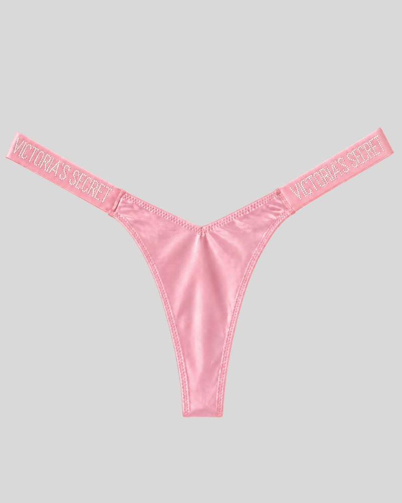 Victoria Secret Pink Satin Shine Thong