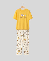 Sunny Bliss Printed PJ Set ( Chinese Printed )