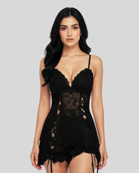 Noir Lace Chemise