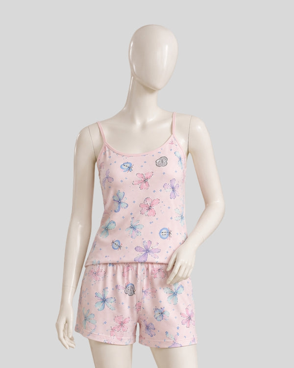 Multi Flowers Pajama Set