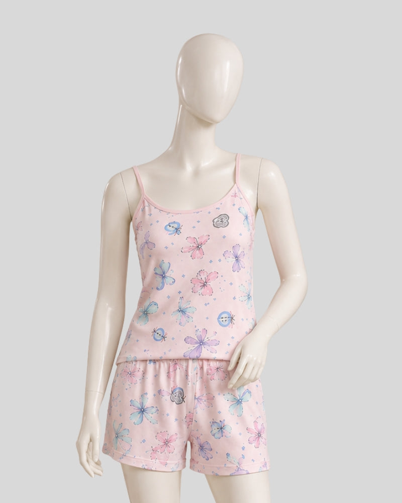Multi Flowers Pajama Set