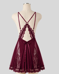 Wine Lace Muse Dress