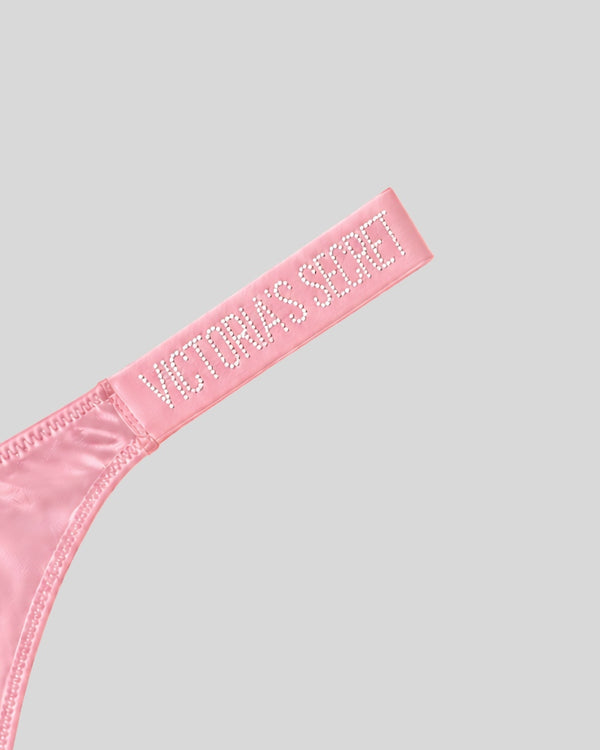 Victoria Secret Pink Satin Shine Thong