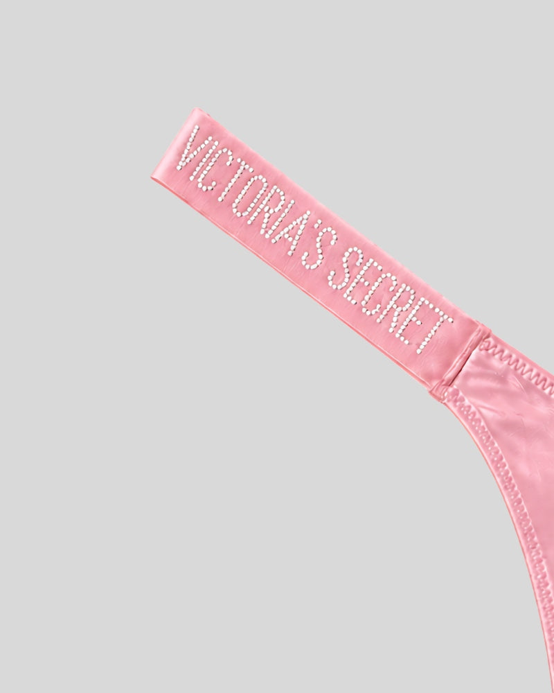 Victoria Secret Pink Satin Shine Thong