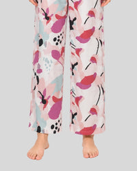 Long Leaf Printed Lounge PJ Set