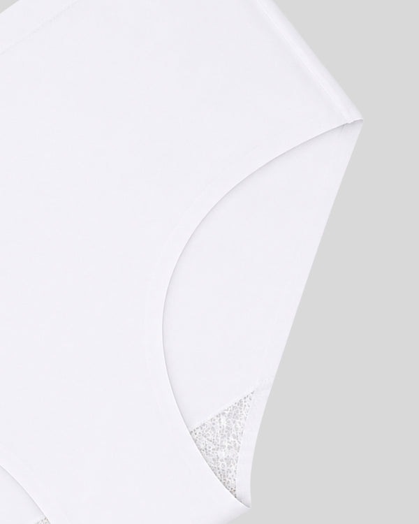 White Seamless Comfort Bikini Panty