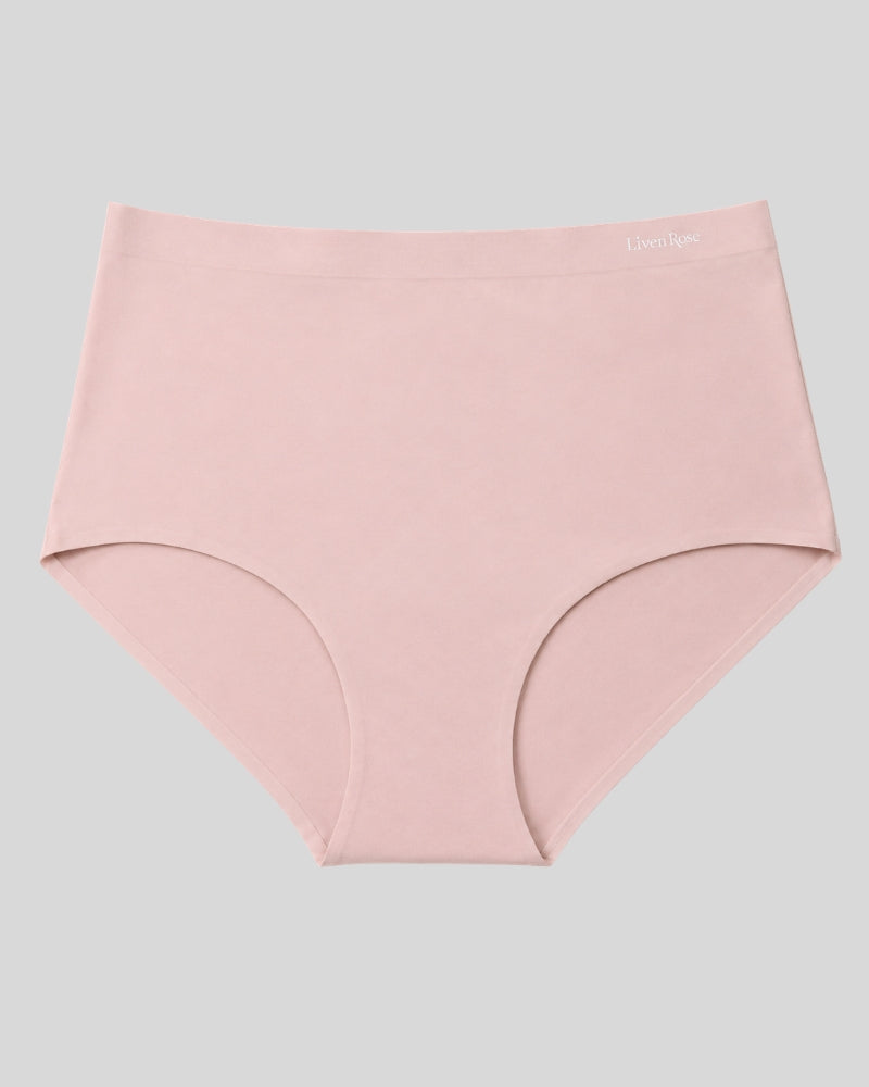 Soft Pink Seamless Comfort Bikini Panty