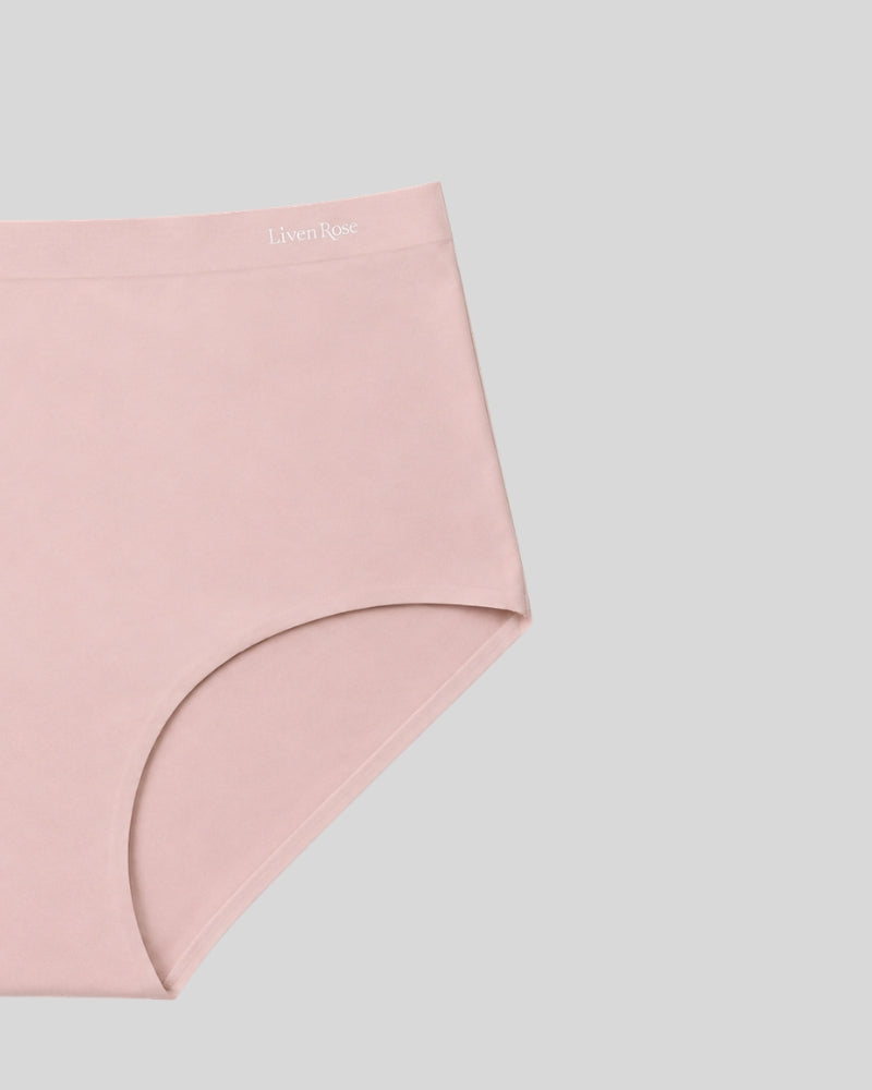 Soft Pink Seamless Comfort Bikini Panty