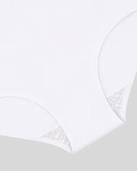 White Seamless Comfort Bikini Panty