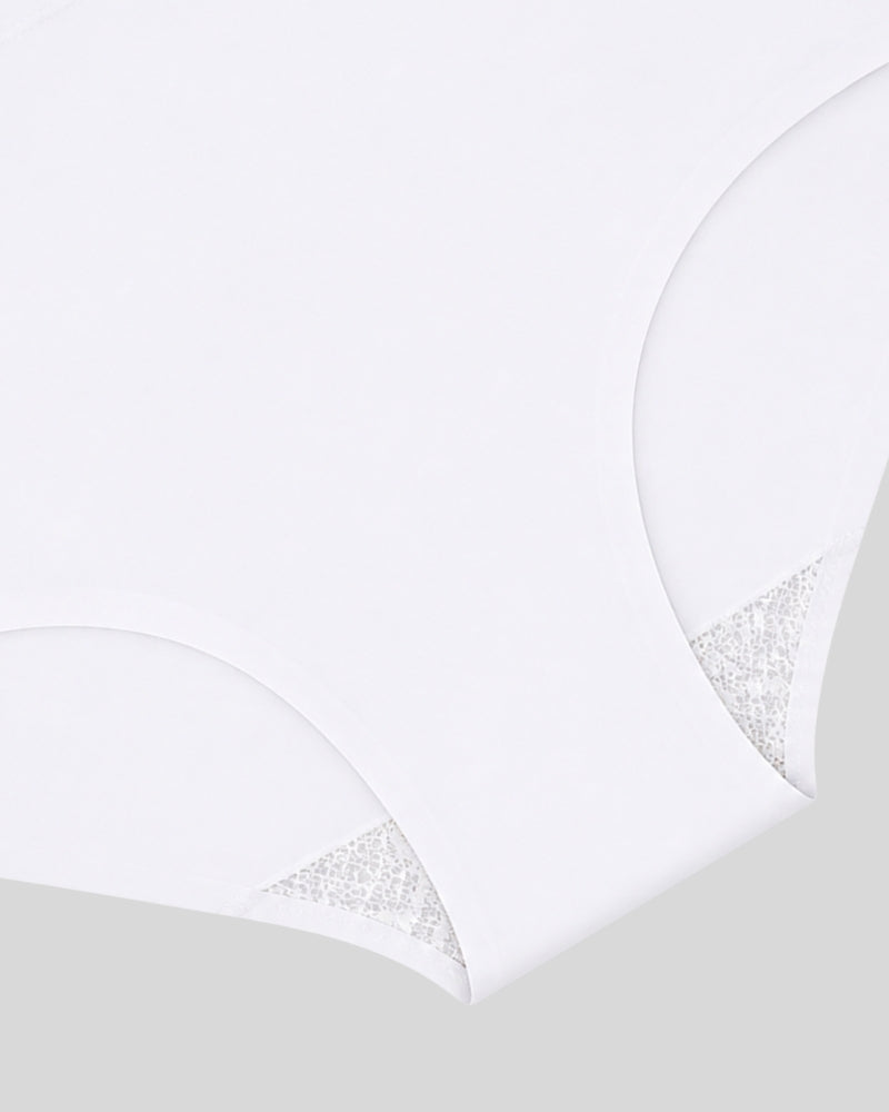 White Seamless Comfort Bikini Panty