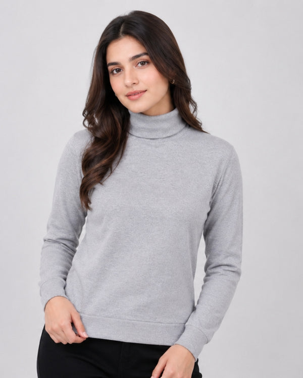Silver Élan Turtleneck