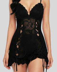 Noir Lace Chemise