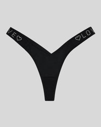 Love Luxe Rhinestone Thong