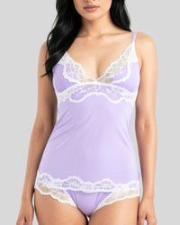Lavender Lace Cami Set