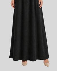 Midnight Black Flow Maxi Dress