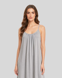 Silver Grey Flow Maxi Dress