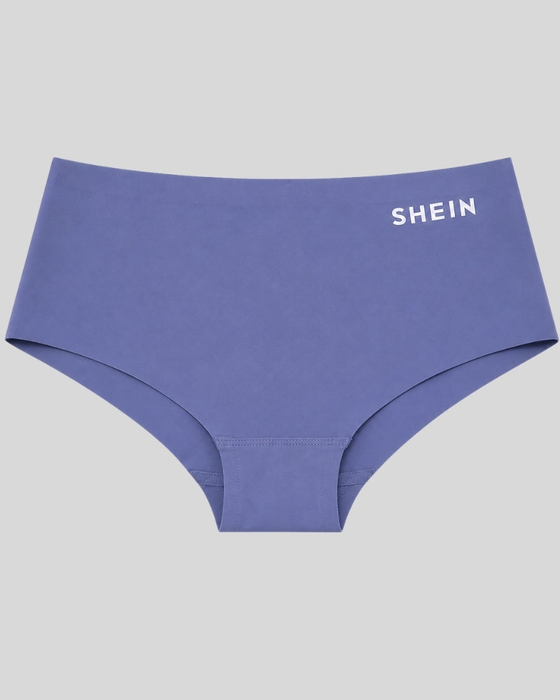 Periwinkle Seamless Logo Bikini Panty