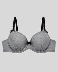 Heather Lace Push-Up Bra