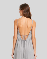 Silver Grey Flow Maxi Dress
