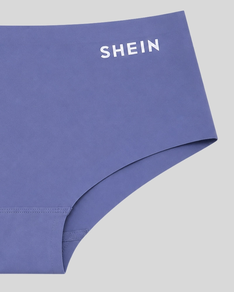 Periwinkle Seamless Logo Bikini Panty