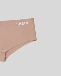 Blush Nude Seamless Logo Bikini Panty