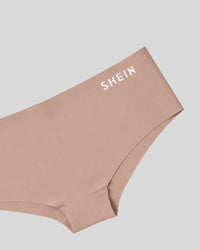 Blush Nude Seamless Logo Bikini Panty