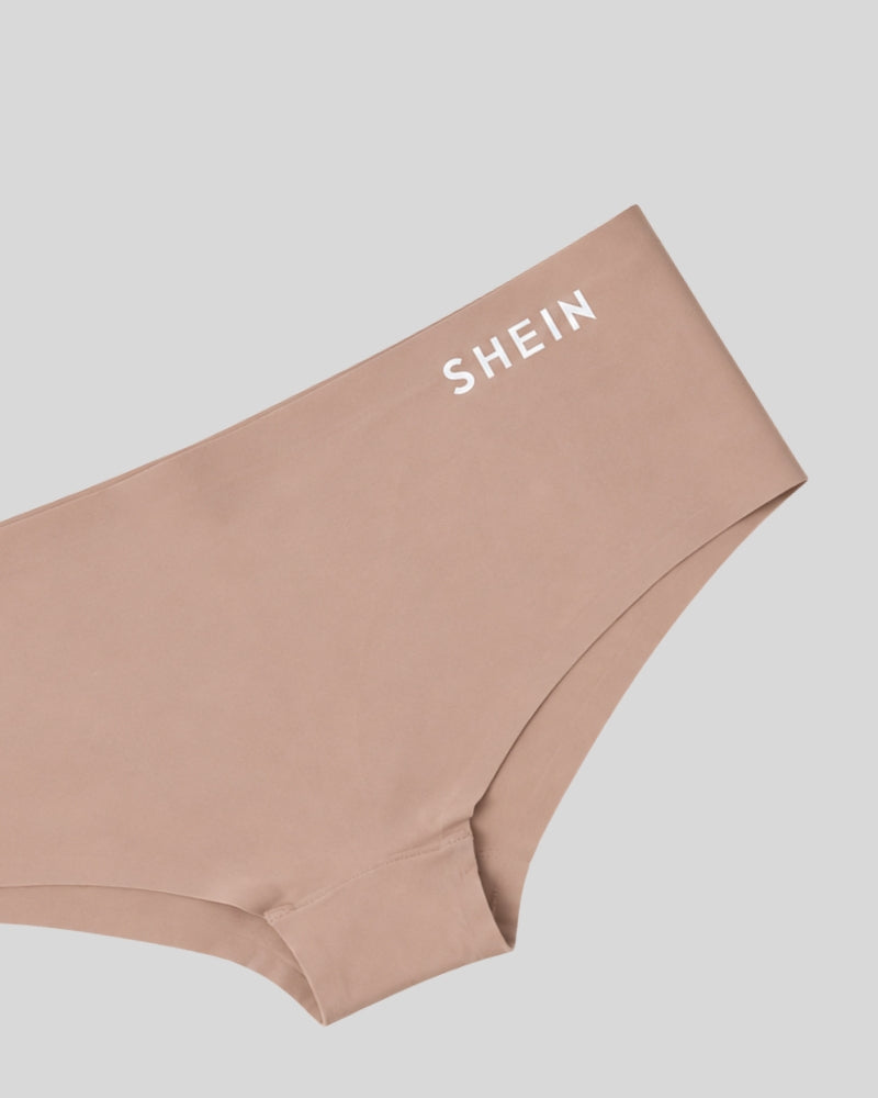 Blush Nude Seamless Logo Bikini Panty