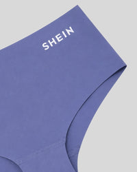 Periwinkle Seamless Logo Bikini Panty