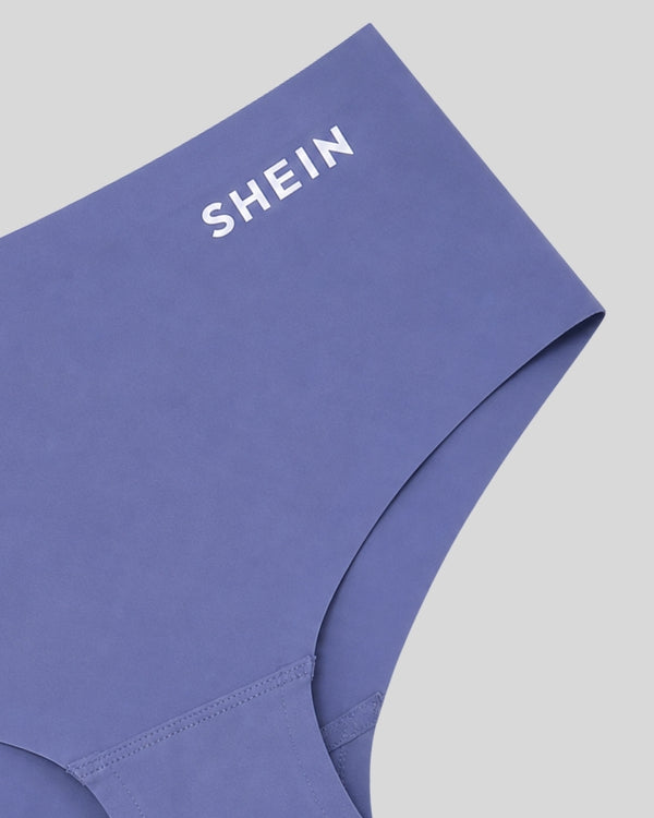 Periwinkle Seamless Logo Bikini Panty
