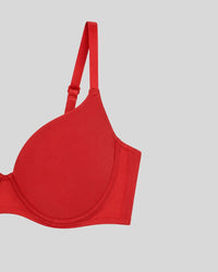 Pierre Cardin Ruby Red Push-Up Bra
