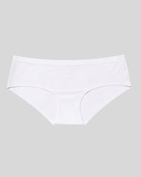 White Ribbed Seamless Bikini Panty