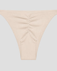 Nude Ruched Seamless Thong Panty