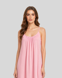Pink Pearl Aura Flow Maxi Dress