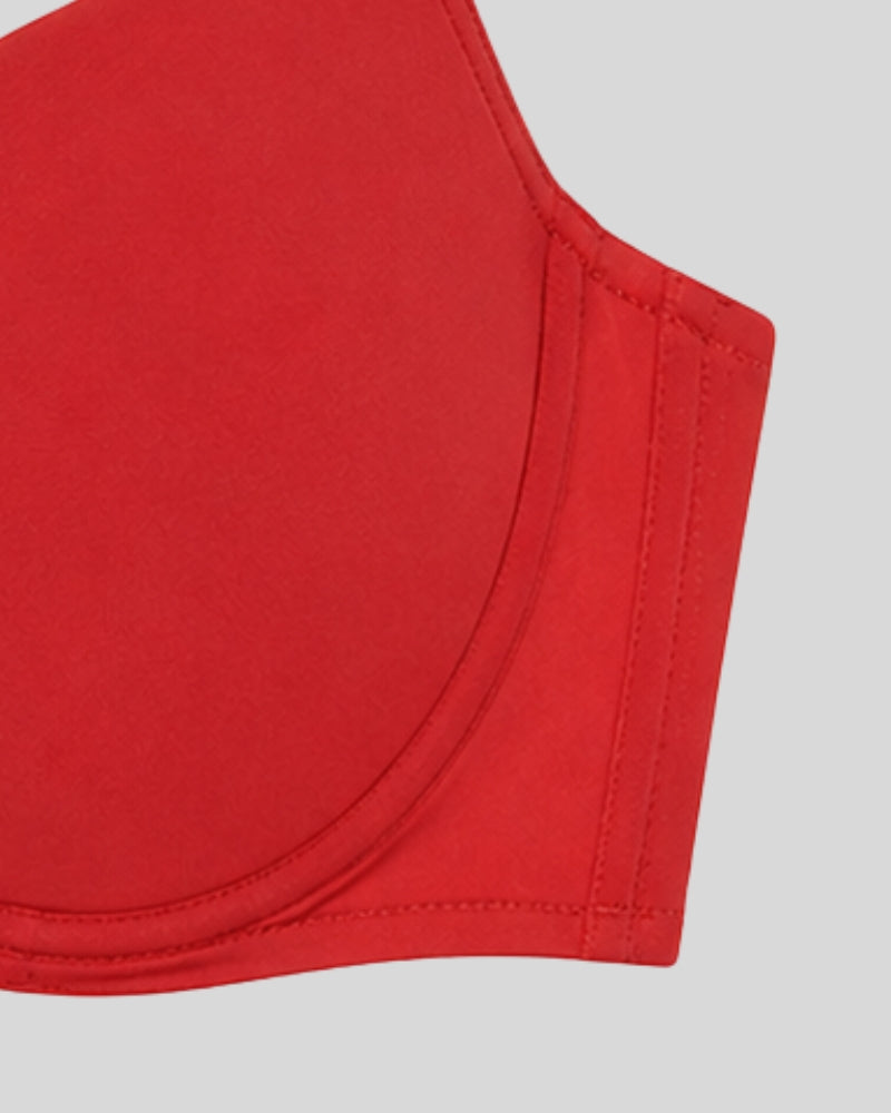 Pierre Cardin Ruby Red Push-Up Bra