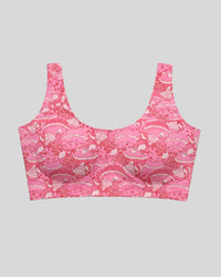 Sweet Candy Print Sports Bra