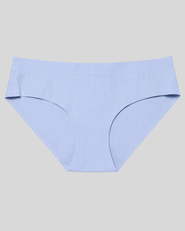 Baby Blue Ribbed  Bikini Panty