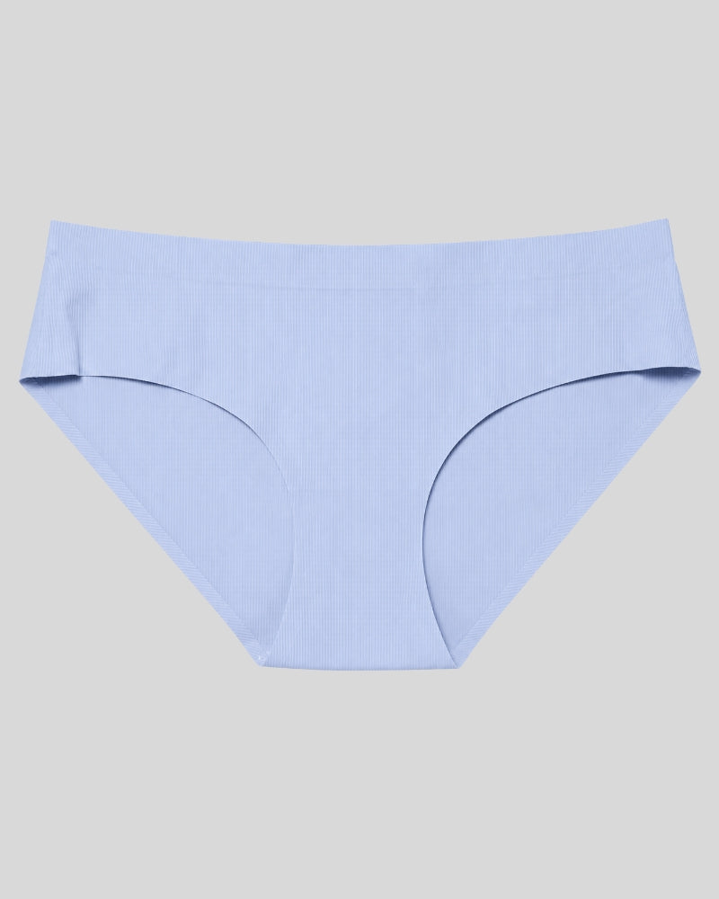 Baby Blue Ribbed  Bikini Panty